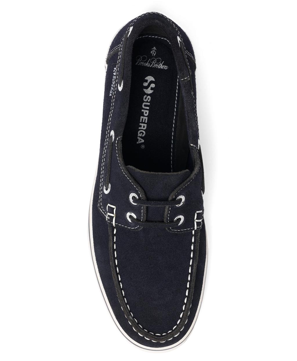Brooks Brothers Superga® Suede Boat Shoes in Navy (Blue) for Men Lyst